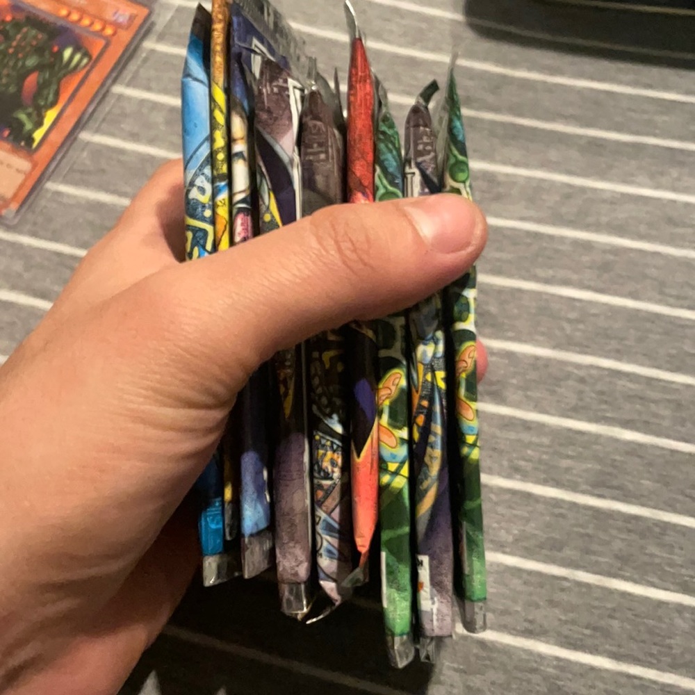 Like 8 packs yugio cards das always willing to negotiate